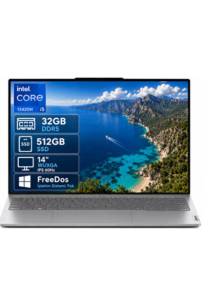 LENOVO ThinkBook 14 21SG00L8TX-03 i5-13420H 32GB DDR5 512GB SSD WUXGA 14" IPS 60Hz FreeDos
