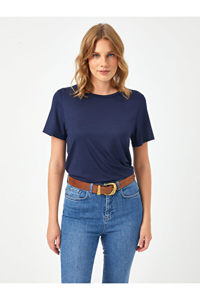 Faik Sönmez Tricou de damă din bumbac pieptănat -> B00002