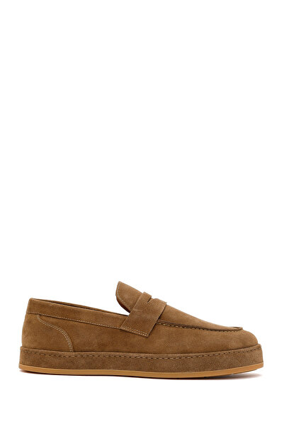 Derimod Erkek Taba Süet Deri Loafer 26SFD631010