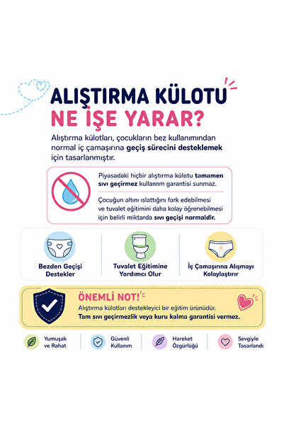 Özyıldırım Çarşı Pazar Çocuk Alıştırma Külodu