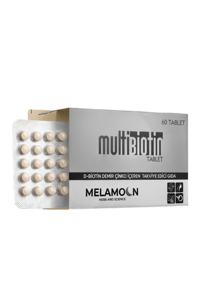 Melamoon فيتامين البيوتين 5000 ميكروغرام المُعزز للشعر والأظافر - مع إضافة ال...