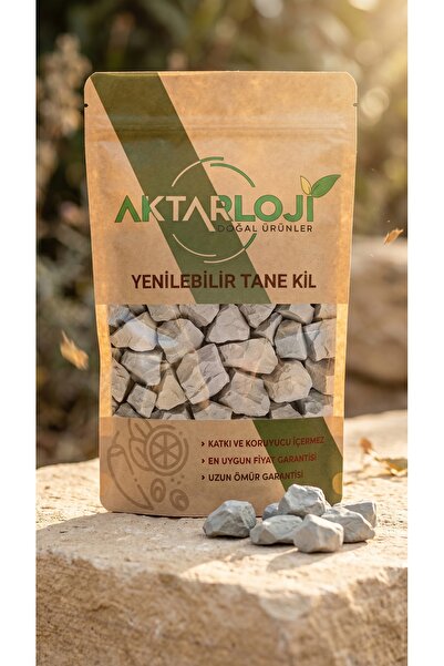aktarloji 100 Gr Doğal Tane Kil Yenilir Taş Kil Yeşil