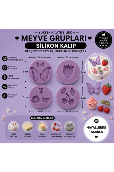 Dr.Paste Silikon Kalıp Meyve Grubu