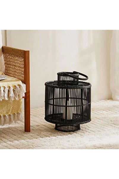 PAN HOME Gabba Bamboo Lantern Dia 37x63cm - Black