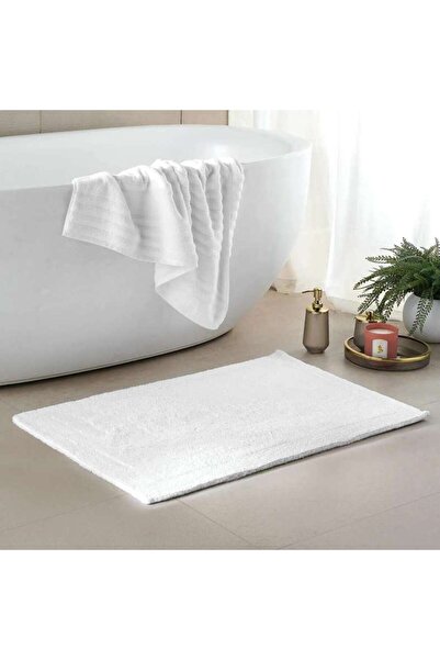 PAN HOME Hydrosoft Reversible Cotton Bathmat 60x90cm - White