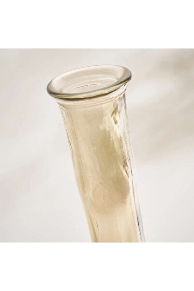 PAN HOME Everest Recycled Glass Vase 23x100cm - Light Brown