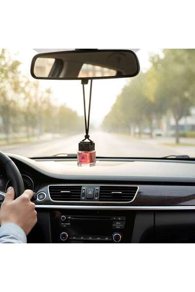 PAN HOME Air Spice Pink Club Hanging Room / Car Freshner Bottle 7x3.5x12cm- Pink