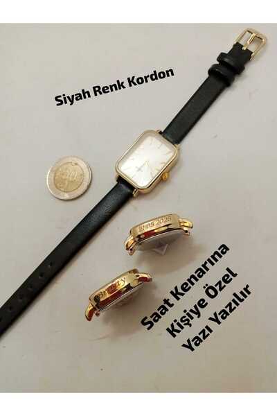 Brality SAAT KENARINA KİŞİYE ÖZEK YAZI YAZILIR , Fantazi Kadın Kol Saati ( Si...