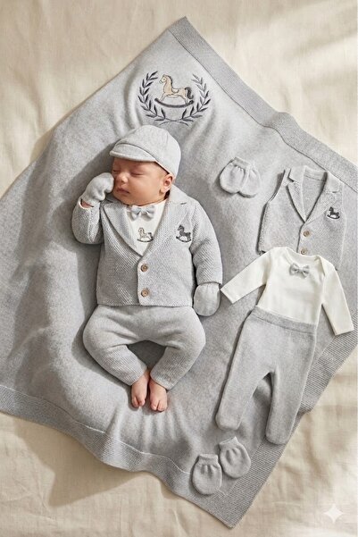 Nipperland Baby Girl and Boy Knitwear Hospital Discharge Outfit 0-3 Months Kn...