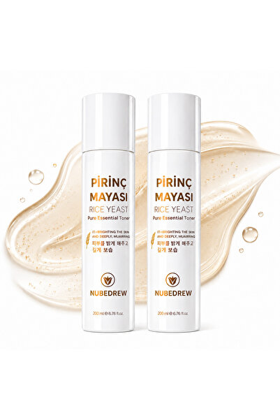 NUBEDREW 2 Adet Pirinç Mayası Tonik 200 ml Aydınlatıcı Beyazlatıcı Leke Karşı...