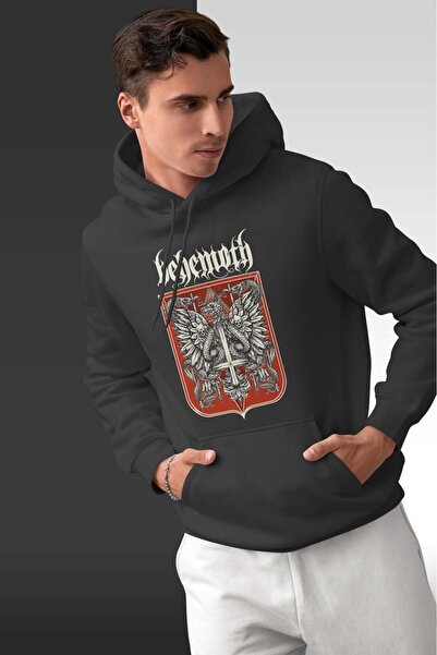 buzagi tasarım ürünleri Behemoth Oversize Hooded Unisex Sweatshirt