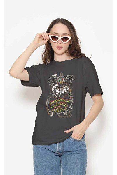 buzagi tasarım ürünleri Creedence Clearwater Revival Regular Fit Black Unisex...