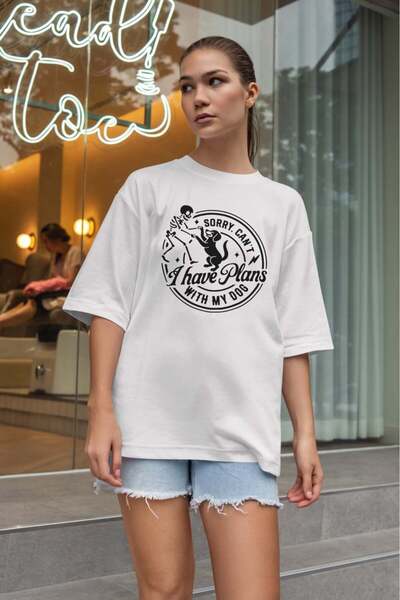 buzagi tasarım ürünleri Sarcastic Oversize Unisex White T-Shirt