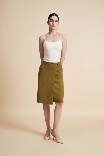 Yola Solid Short Skirt