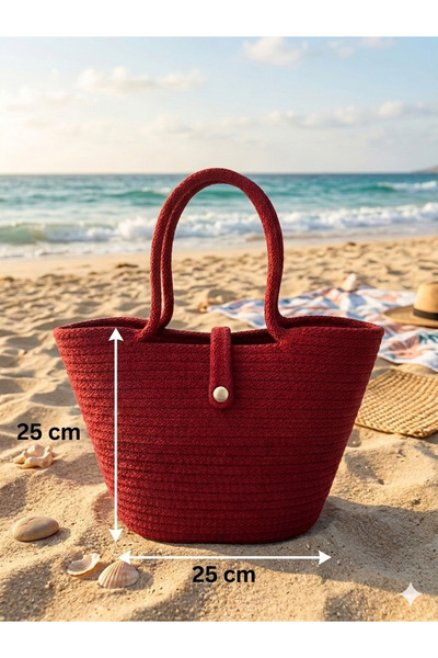 Metasupla Wicker Jute Look Mini Size Handbag