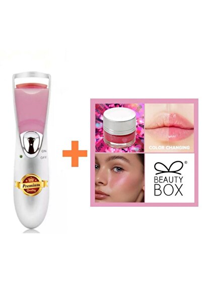 Beauty Box Hot KIss 3 In 1 Glitter Lip Balm - Premium Series, Double HeatIng,...