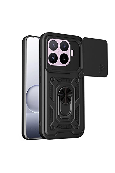 m.tk moveteck Xiaomi Mi 17T Pro Uyumlu Kılıf Kamera Korumalı Sürgülü Yüzüklü ...