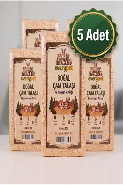 EveryPet Doğal Çam Talaşı Kemirgen Altlığı 15 Lt - Tavşan, Hamster, Ginepig i...