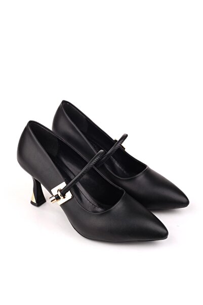 Papuçsepeti Papuç Sepeti 4771 Pantofi Confortabili De Damă Cu Toc De 7,5 Cm