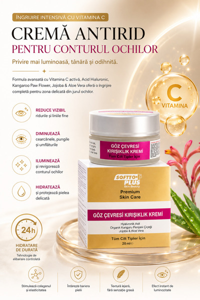 Softto Plus Cremă Antirid Contur Ochi 20 ml