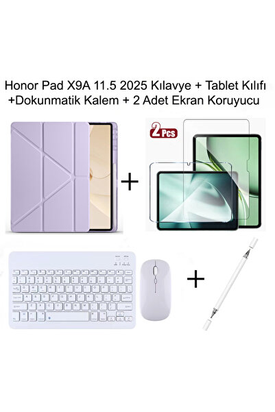 Yesnıce Honor Pad X9A 11.5 İnç 2025 Uyumlu Standlı Kılıf Dokunmatik Kalem Ve ...