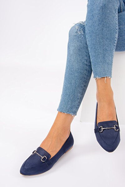 Fox Shoes Balerina de damă albastru bleumarin Balerina G290010002