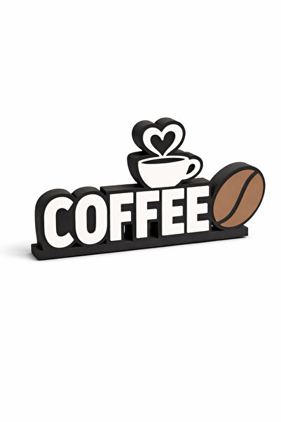 OEM Coffee Yazılı Dekoratif Masa Üstü Obje | Kahve Temalı Mutfak & Kafe Dekoru
