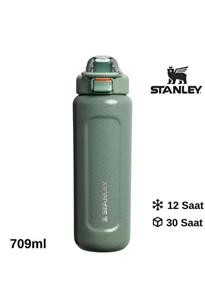 Stanley زجاجة ويلسبرينج سعة 0.70 لتر بغطاء قابل للقفل باللون الكاكي