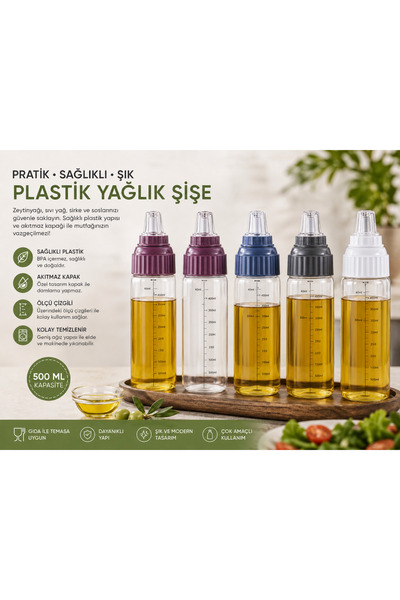 kumkumticaret Oil Pot and Vinegar Pot
