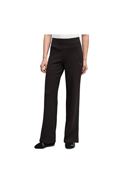 Puma 691815-01 Ess Elevated Straight Pant Women's Sweatpants Black