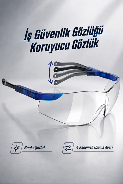 NZB İş Güvenlik Kaynak Gözlüğü Lazer UV Bisiklet Motor Çapak Koruyucu Gözlük ...