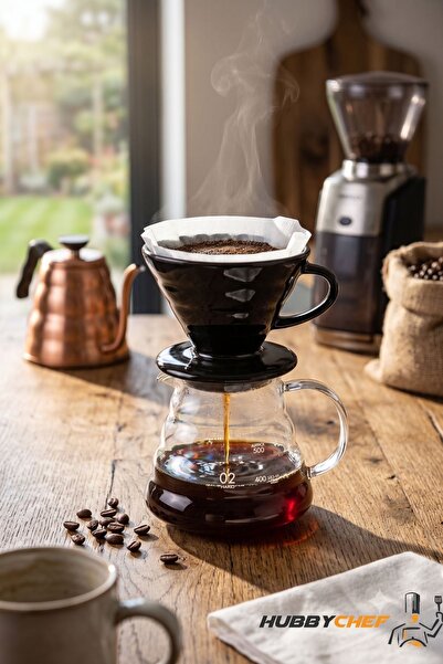 HUBBYCHEF Filtre Kahve Demleme Seti Dripper Set