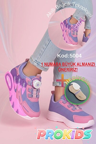 Prokids Veni Vidi Vici Tasarımlı Yüksek Tabanlı Ergonomik Çocuk Sneaker + çor...