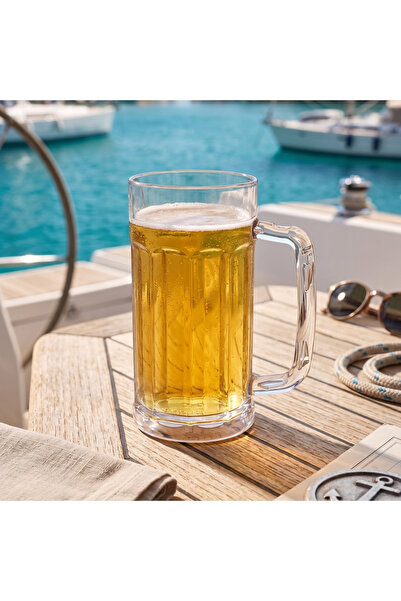 HUBBYCHEF Marin Unbreakable Beer Glass 580 ml Unbreakable Polycarbonate Plast...