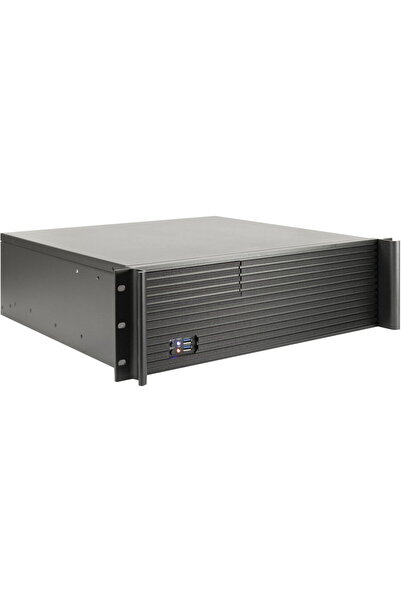 Inter-Tech Rackmount 3U IPC 3U-K-340L Negru