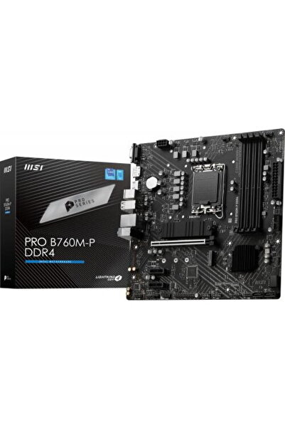 MSI PRO B760M-P DDR4, Intel B760, Socket 1700, mATX
