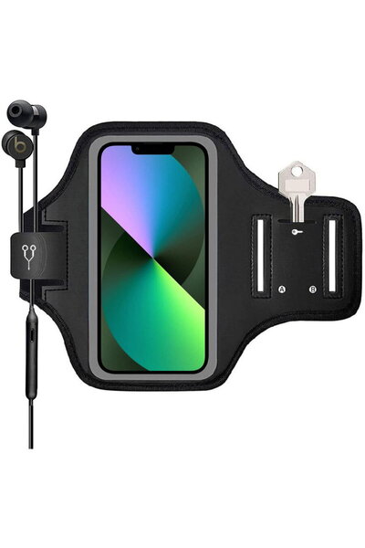 Techsuit Husa de Telefon pentru Alergare, max 6.4" - (TH20) - Black