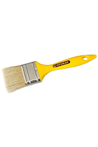 Spokar Pensula HOBBY din par 100%, galben, 51mm