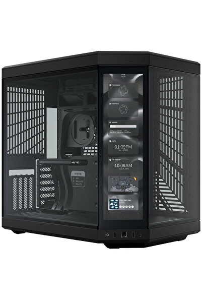 HYTE CS-HYTE-Y70TTI-BB, Carcasă Tower Mediu, Fara sursa, ATX, EATX, micro ATX...