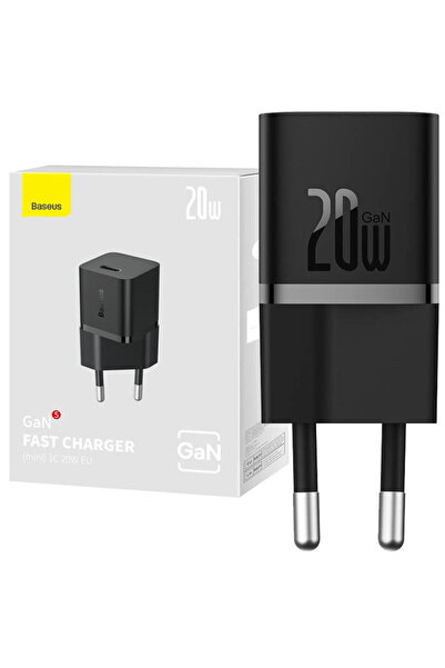 Baseus Mini încărcător de perete GaN5 20W (negru)
