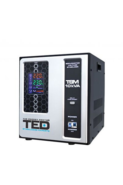 TED Electric Stabilizator de rețea maxim 10KVA-SVC cu servomotor monofazat TS...