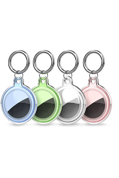 Hurtel Husă impermeabilă Apple AirTag - transparentă, verde, albastră, roz - ...