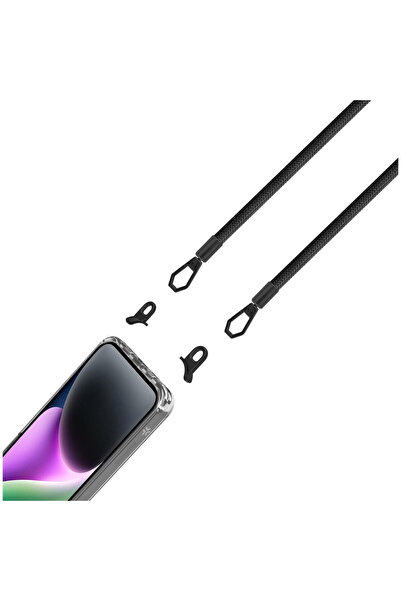 Celly HUSĂ FREEDOM - Husă iPhone 14 + șnur negru [FREEDOM]