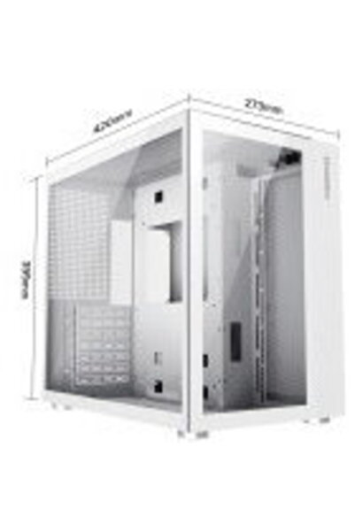 GAMEMAX Infinity Middle Tower Fara sursa ATX,mATX,mITX Alb