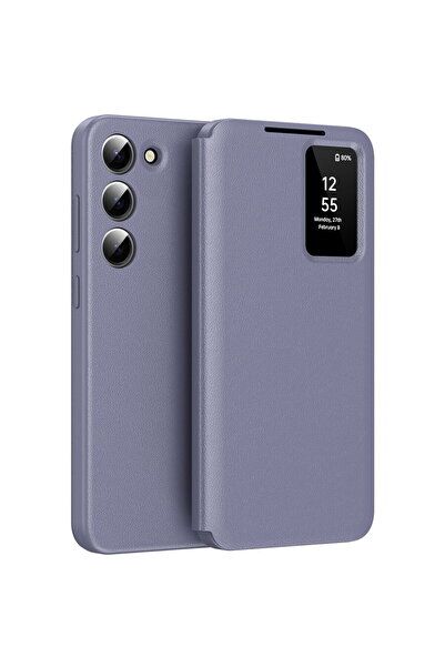 Techsuit Husă pentru Samsung Galaxy S23 Plus - Seria SmartView - Mov