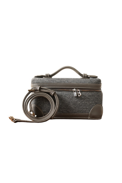 auj Loro Piana Jeans Bag Grey
