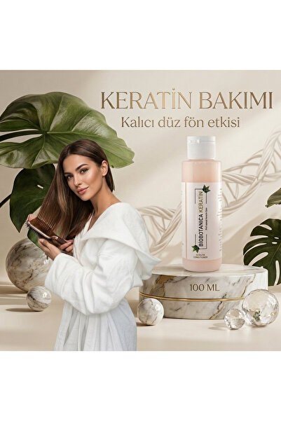Biobotanica Saç Düzleştirici Keratin Bakımı Brezilya Fönü 100 ml