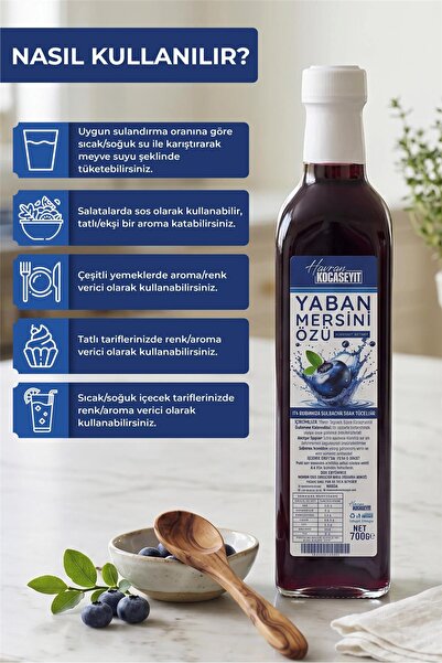 HAVRAN KOCASEYİT Yaban Mersini Özü 700 g