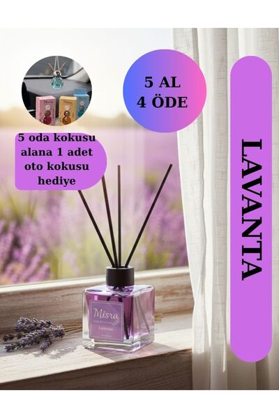 misra home collection 100ML Lavanta Kokusu Çubuklu Oda Kokusu Dolap Banyo Ev ...