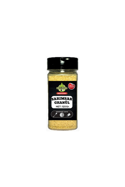 Çamlıca Baharat Çamlıca Sarımsak Granül 125 Gr PET Ambalaj | Granül Sarımsak Baharatı
